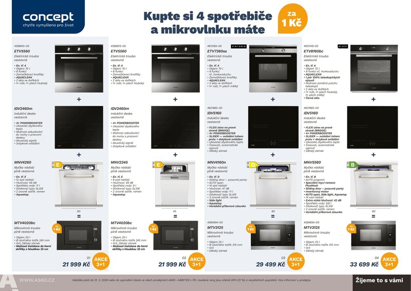 ASKO - NÁBYTEK CONCEPT SPECIÁLNÍ NABÍDKA 2025