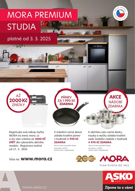 ASKO - NÁBYTEK MORA PREMIUM 2025