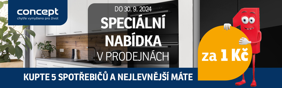 Speciální nabídka v prodejnách za 1 Kč