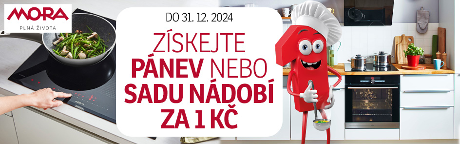 ZÍSKEJTE PÁNEV NEBO SADU NÁDOBÍ ZA 1 KČ